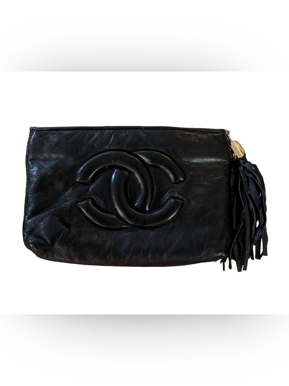 CHANEL vintage cosmetic bag pre 1986